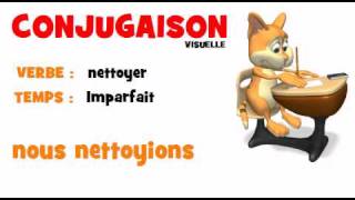 CONJUGAISON  nettoyer  Imparfait [upl. by Thordis]