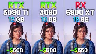 RTX 3080 Ti vs RTX 3080 vs RX 6900 XT  Test in 12 Games in 2024 [upl. by Duffie]