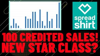 Finally 100 Credited Sales on Spreadshirt Europe  Am I Now In A Higher Star Class [upl. by Eraste]