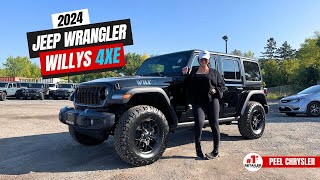 2024 Jeep Wrangler Sport Willys 4XE  Tour Start Up amp Drive  FOR SALE Toronto amp Mississauga ON [upl. by Deery371]