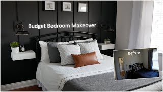 DIY Bedroom Makeover 250 Budget [upl. by Henryetta]