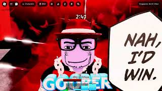 playing roblox jjk roulett [upl. by Rehptsirhc]