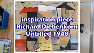 inspiration piece Richard Diebenkorn Untitled 1948 [upl. by Sevy]