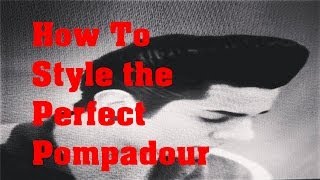 Pompadour Hairstyle For Men [upl. by Tirzah790]