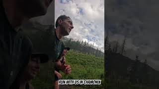 Run with us in Chamonix mountains chamonix trailrun trailrunning trail [upl. by Biron908]