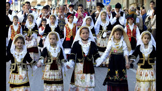 Folk Costumes of Sardinia  Costumi della Sardegna ♥  Sardinians [upl. by Gowrie]