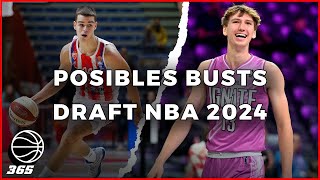 Posibles busts en el draft NBA 2024  BASKET 365 [upl. by Ailicec]