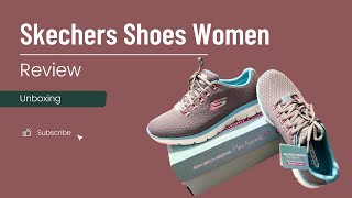 Skechers Shoes Women I Shoes Lace Styles I Skechers Shoes Unboxing I Skechers Flex Appeal Review I [upl. by Eirrem985]