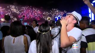 Réveillon 2016  Queima de fogos Copacabana HD 010116 [upl. by Erimahs]