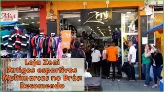 Loja Zeni artigos esportivos no Brás Recomendo ツ [upl. by Urissa922]