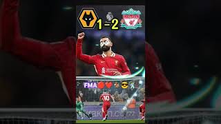 Wolves vs Liverpool 12 HighlightslKonate amp Salah Goal🔴🐐shorts liverpool football premierleague [upl. by Adnelg632]