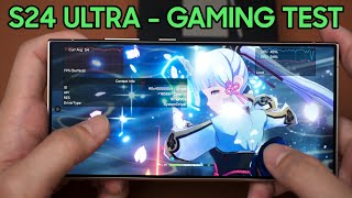 Gaming test  Samsung Galaxy S24 Ultra with Snapdragon 8 Gen 3 [upl. by Urion]