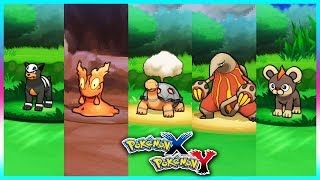 Pokemon X amp Y  HoundourSlugmaTorkoalHeatmor amp Litleo Locations [upl. by Ereveneug]