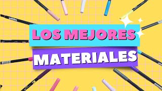 ¡Descubre los MEJORES MATERIALES para hacer Lettering ✍🏼 [upl. by Torre]