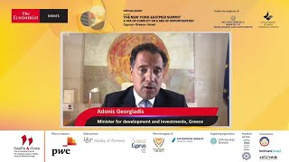 Adonis Georgiadis at The Economist New York  Eastmed Summit [upl. by Asilana507]