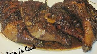 HOW TO COOK JAMAICAN JERK CHICKEN RECIPE [upl. by Hara]