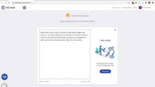 Pictory Script to Video Start [upl. by Medwin]
