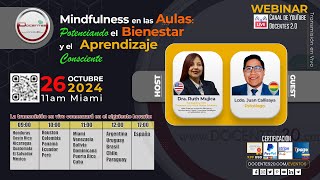 🔔 WEBINAR SOBRE MINDFULNESS EN LAS AULAS  DOCENTES 20 [upl. by Nimrahc185]