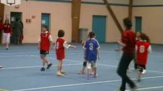 Hand Ball Match de poule Filles  10 ans tournoi SizunPloudiry contre Taulé [upl. by Artsa169]