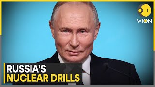 RussiaUkraine War Russias Nuclear Drills Raise Global Alarm  Latest News  WION [upl. by Sisto549]