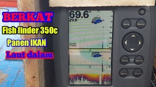 Edisi ramadhan  Panen ikan kakap merah di laut dalam  garmin fishfinder 350c [upl. by Elyr604]