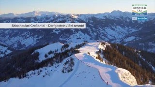 Drohnenflug Skigebiet GroßarltalDorfgastein [upl. by Magen]