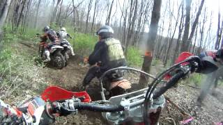 CRA Salem MC Hare Scramble Mark Fortner 5th Overall 2012 Beta 350 RR [upl. by Hoyt]