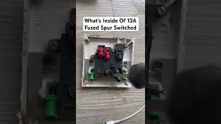 What’s Inside Of 13A Fused Spur Switchedyoutubeshorts diy switch plumbing work electionikea [upl. by Warrin]