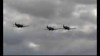 White Cliffs Of Dover  Spitfire Show  footage via FlyingMachinesTVcouk [upl. by Rudelson413]