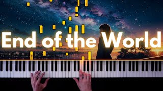 End of the World Skeeter Davis Piano Cover [upl. by Nolyat519]