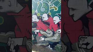 Limber 🪱 by unknown artist  Amsterdam The Netherlands streetart graffiti mural shorts [upl. by Enilrad887]