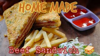 Beef Sandwich 🥪 Home Made  FOOD TOUR 20 [upl. by Hynes]