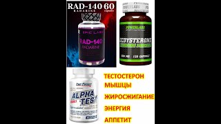 ЭГДЕСТЕРОН RAD 140 ALPHA TEST [upl. by Ltsyrk]