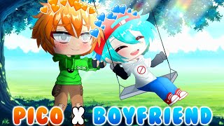 🧡Pico x Boyfriend💙 𝙂𝘼𝘾𝙃𝘼 𝘾𝙇𝙐𝘽 𝙈𝙀𝙈𝙀 •FNF• [upl. by Groos798]