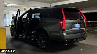 2024 Cadillac Escalade V POV Night Drive  Allcarnews [upl. by Avla]