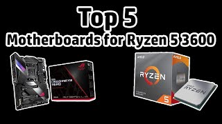 Best Motherboard for Ryzen 5 3600 Top 5 Picks 2023 [upl. by Guthrey]