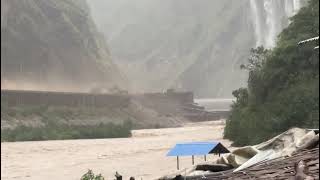 Landslide Damages Upper Tamakoshi Hydropower Projects Dam Structures [upl. by Hayila865]