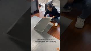 How to renovate and refresh your floor with newgeneration selfadhesive PVC tiles part31 homedecor [upl. by Tedi]