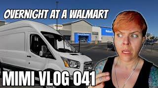 OVERNIGHT In A WALMART Parking Lot  Fulltime VanLife  Solo Female [upl. by Pavier]