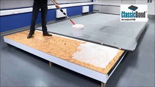 How to install an EPDM Flat Rubber Roof ClassicBond [upl. by Egag123]