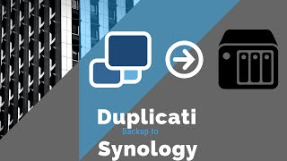 Setup Duplicati on Synology [upl. by Avek]