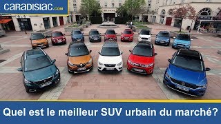 Maxicomparatif  quel est le meilleur SUV urbain du marché [upl. by Bloom]