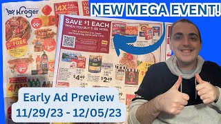 NEW KROGER MEGA EVENT  EARLY KROGER AD PREVIEW 112923  120523 [upl. by Wakeen]