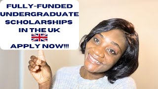 FULLYFUNDED UNDERGRADUATE SCHOLARSHIPS IN THE UK fullyfundedscholarships studyabroad [upl. by Skilken]