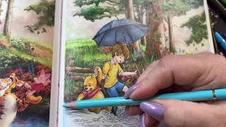 Adult Coloring Disney Winnie the Pooh Part 7 [upl. by Elime]