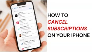 How to Cancel Subscriptions on Your iPhone [upl. by Pool]