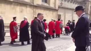 Encaenia  Oxford University Annual ceremony [upl. by Wylie226]