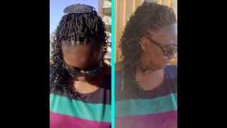 MICRO S CURL CROCHET BRAIDS [upl. by Hahsi]