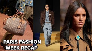 Paris Fashion Week Fall Winter Mens 2024 Recap Louis Vuitton Martine Rose Botter [upl. by Aremmat]