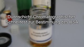 BSA DünnschichtChromatographischer Schnelltest [upl. by Dnalevelc537]